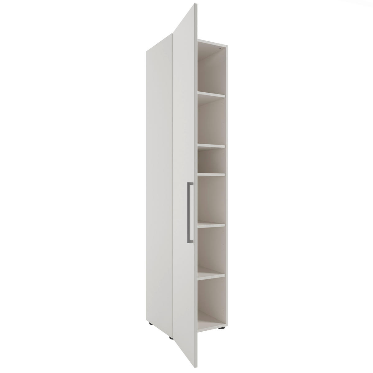 AKTENSCHRANK Weiß  - Weiß, MODERN, Holzwerkstoff (44,9/201/42,9cm) - Novel