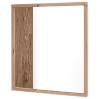 WANDSPIEGEL 76/86/5 cm    - Eichefarben, Design, Glas/Holzwerkstoff (76/86/5cm) - Xora