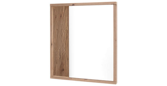 WANDSPIEGEL 76/86/5 cm - Eichefarben, Design, Glas/Holzwerkstoff (76/86/5cm) - Xora