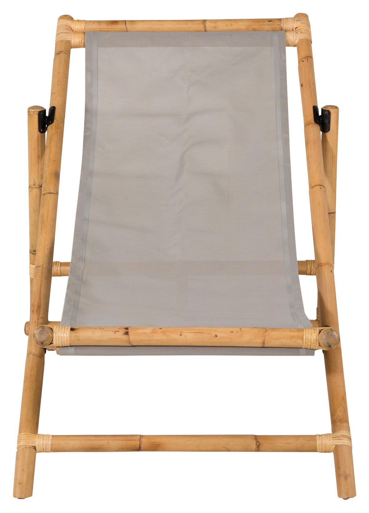 STRANDSESSEL 73/79/73 cm  - Grau, KONVENTIONELL, Holz/Textil (73/79/73cm) - Gardenson
