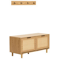 SCHUHKIPPER - Naturfarben, Natur, Holz/Holzwerkstoff (100/46,5/39cm) - MID.YOU