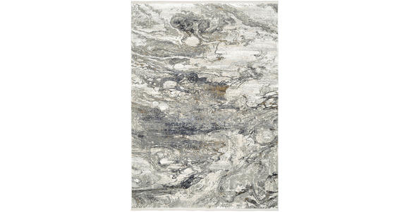 WEBTEPPICH 67/130 cm Lille Grau, Goldfarben  - Goldfarben/Grau, Design, Textil (67/130cm) - Dieter Knoll