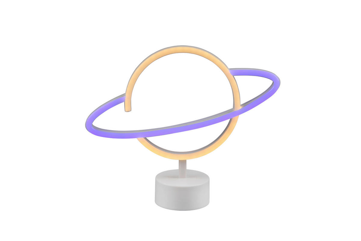 LED-TISCHLEUCHTE 29/24,5/8,5 cm   - Weiß, Trend, Kunststoff (29/24,5/8,5cm)