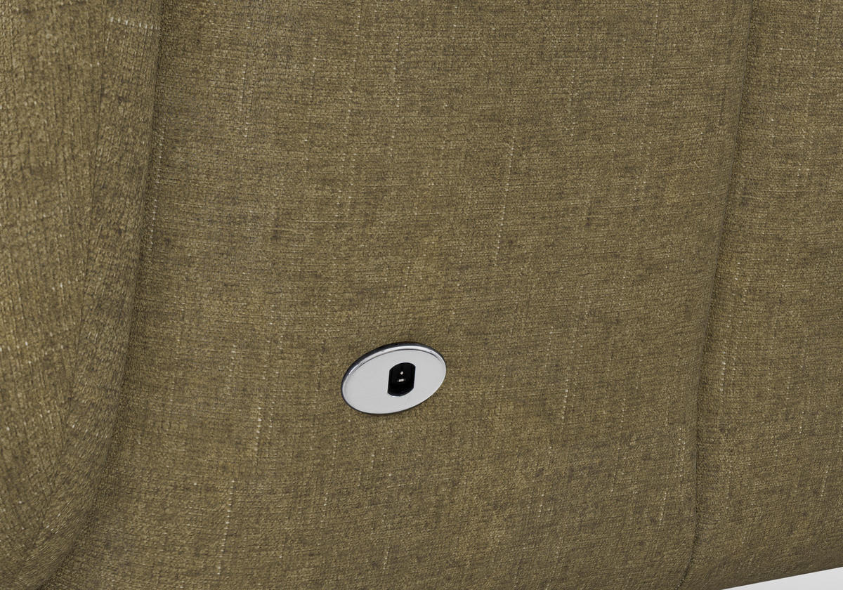 RELAXSESSEL Textil Olivgrün  - Eichefarben/Olivgrün, Konventionell, Holzwerkstoff/Textil (75/112/82cm) - Sit & More