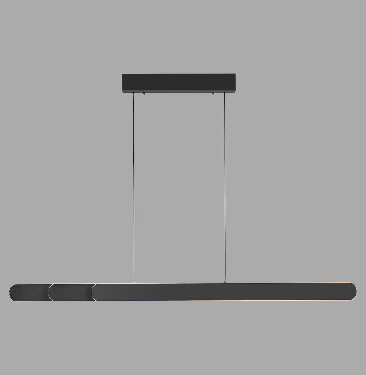 LED-PENDELLEUCHTE 160/5,5/180 cm  - Schwarz, Design, Kunststoff/Metall (160/5,5/180cm) - Schöner Wohnen
