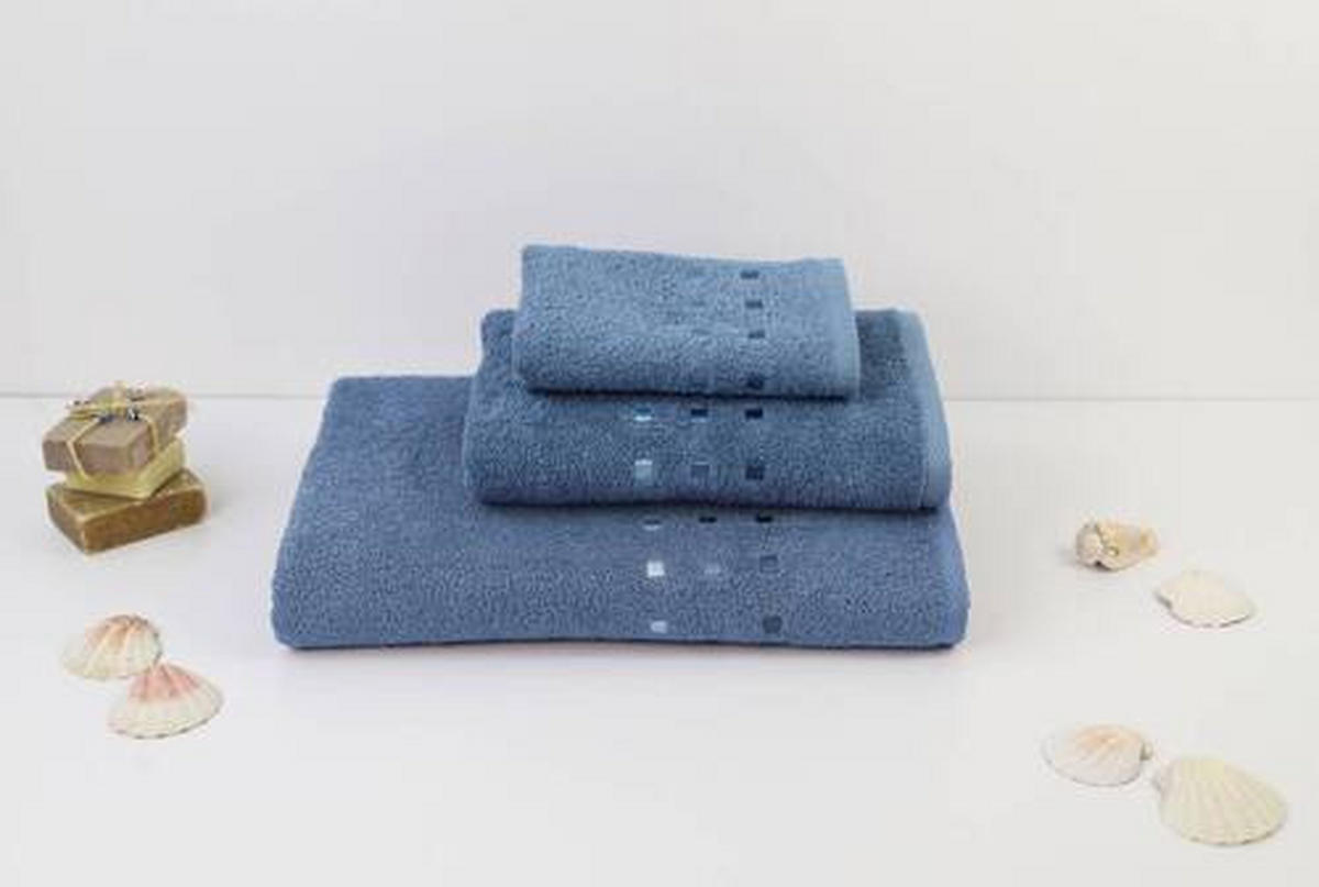OSUŠKA DO SPRCHY, 70/140 cm, modrá - modrá, Konvenční, textil (70/140cm) - Esposa
