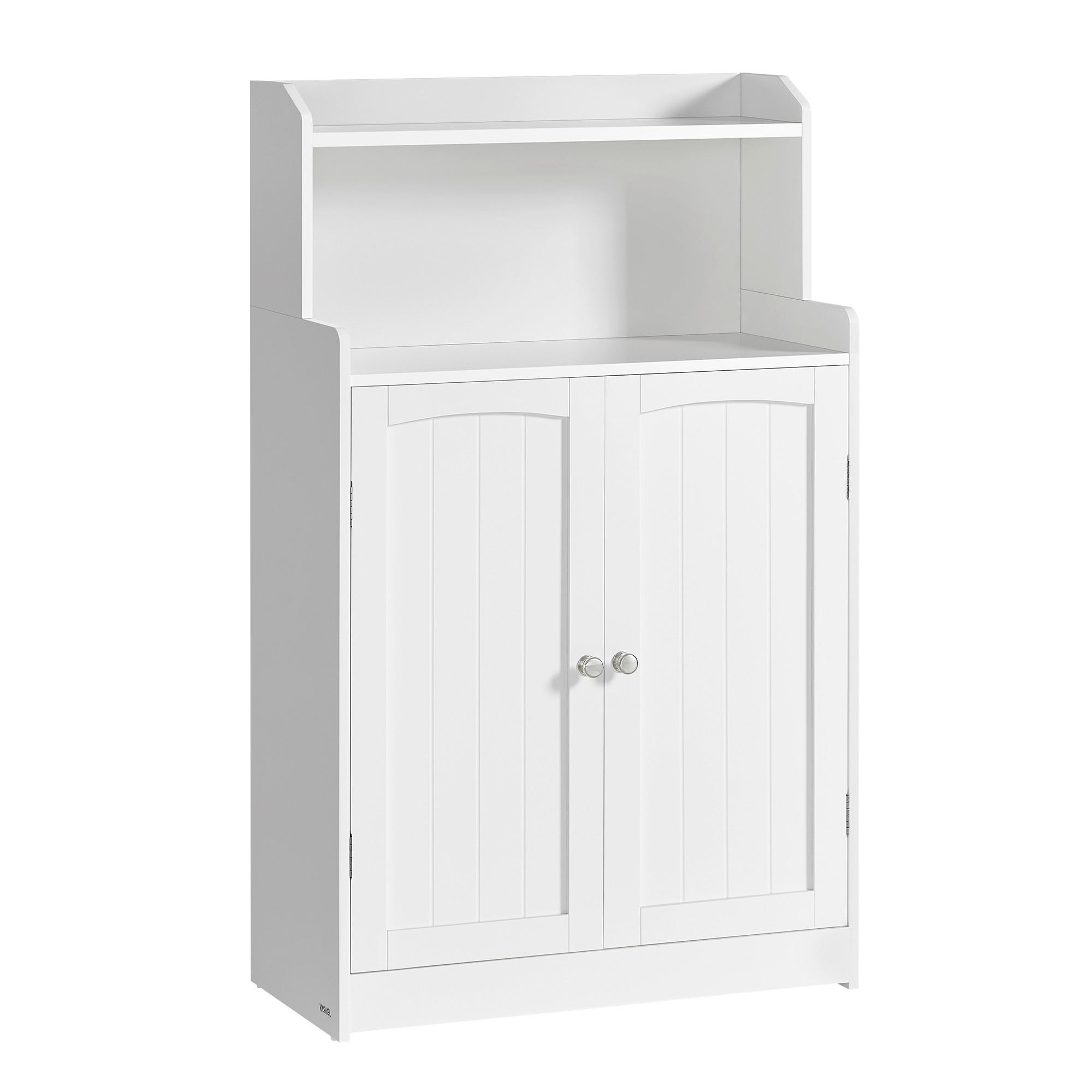 MIDISCHRANK 60/100/30 cm  - Silberfarben/Weiß, MODERN, Holzwerkstoff/Metall (60/100/30cm) - MID.YOU