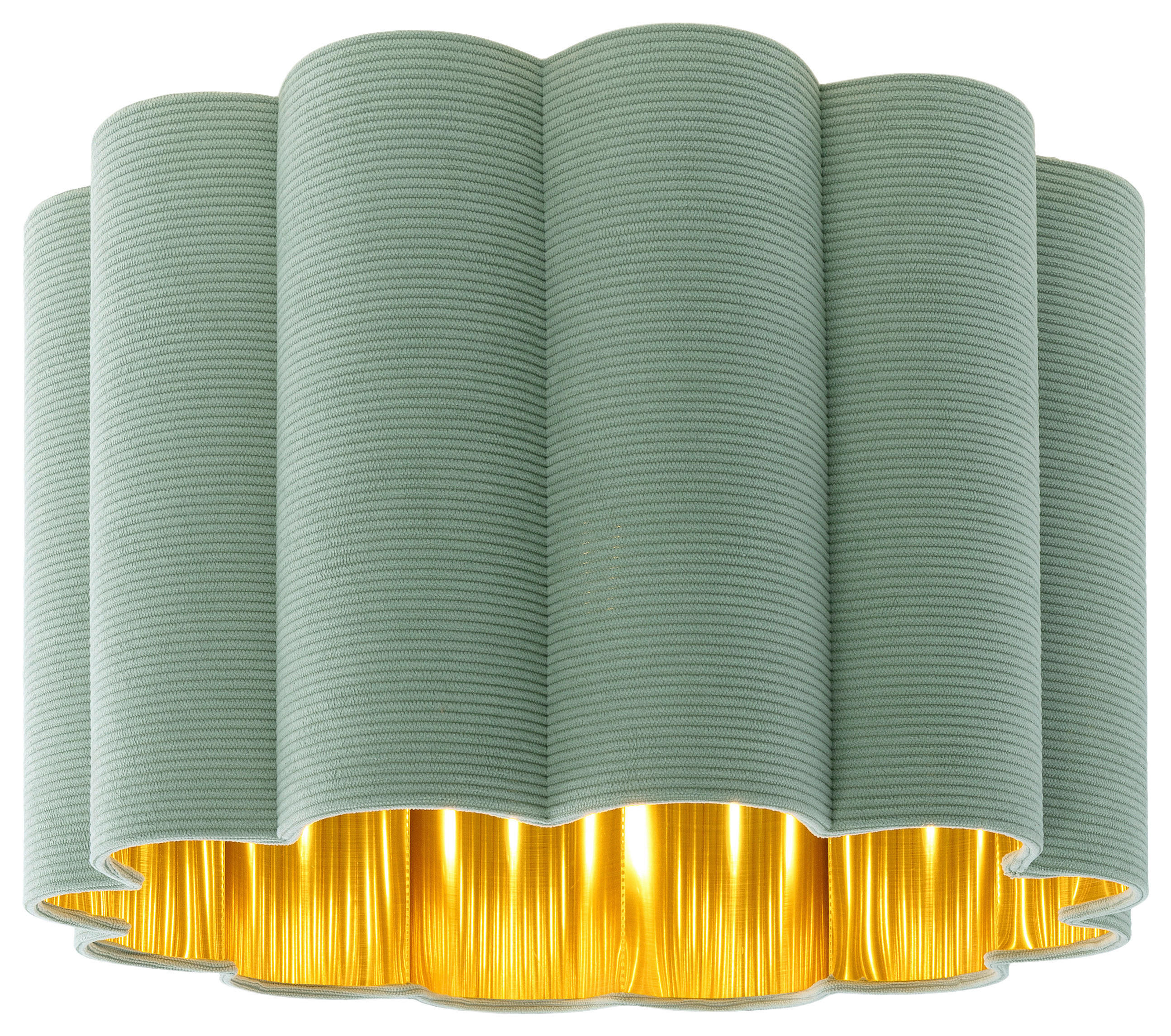 DECKENLEUCHTE  40/32 cm    - Goldfarben/Schwarz, Trend, Kunststoff/Textil (40/32cm) - Novel