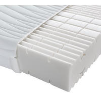 KOMFORTSCHAUMMATRATZE 100/200 cm Höhe ca. 18 cm  - Weiß, Basics, Textil (100/200cm) - Sleeptex
