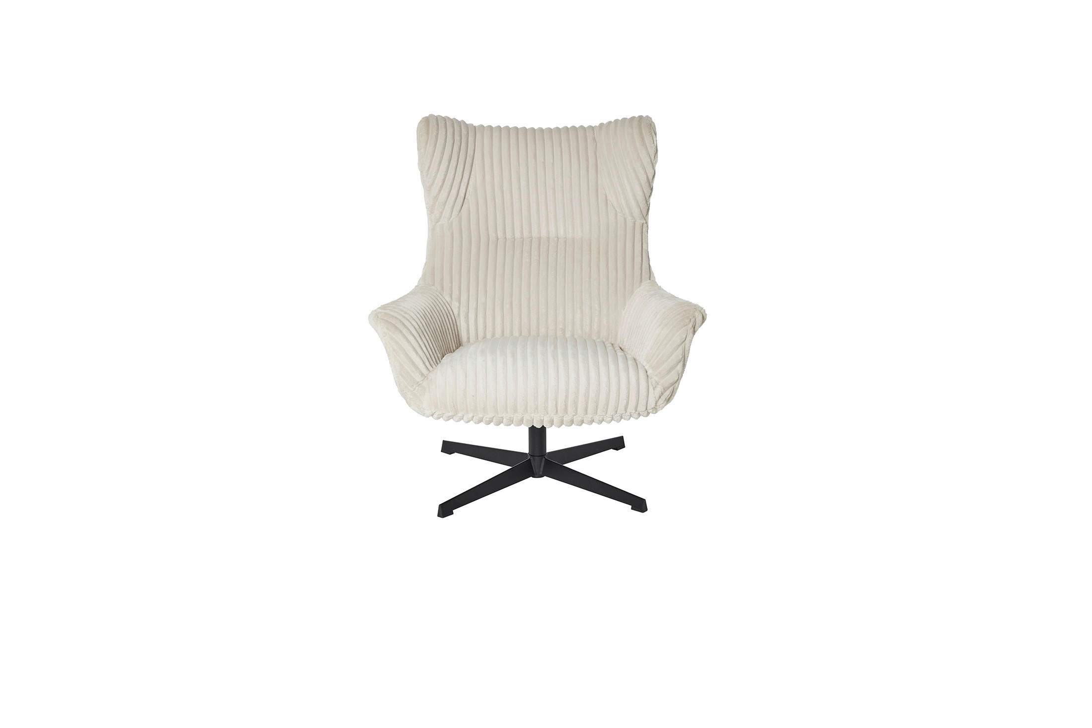 RELAXSESSEL Holzwerkstoff Schwarz, Weiss  - Weiss/Schwarz, Modern, Holzwerkstoff (83/102/80cm) - MID.YOU