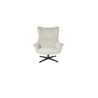 RELAXSESSEL Holzwerkstoff Schwarz, Weiss  - Weiss/Schwarz, Modern, Holzwerkstoff (83/102/80cm) - MID.YOU