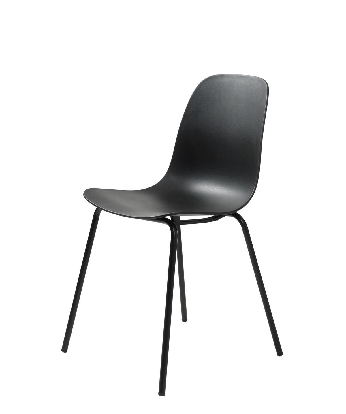 STUHL  in Kunststoff matt  - Schwarz, Design, Kunststoff/Metall (50/84/50cm) - Boxxx