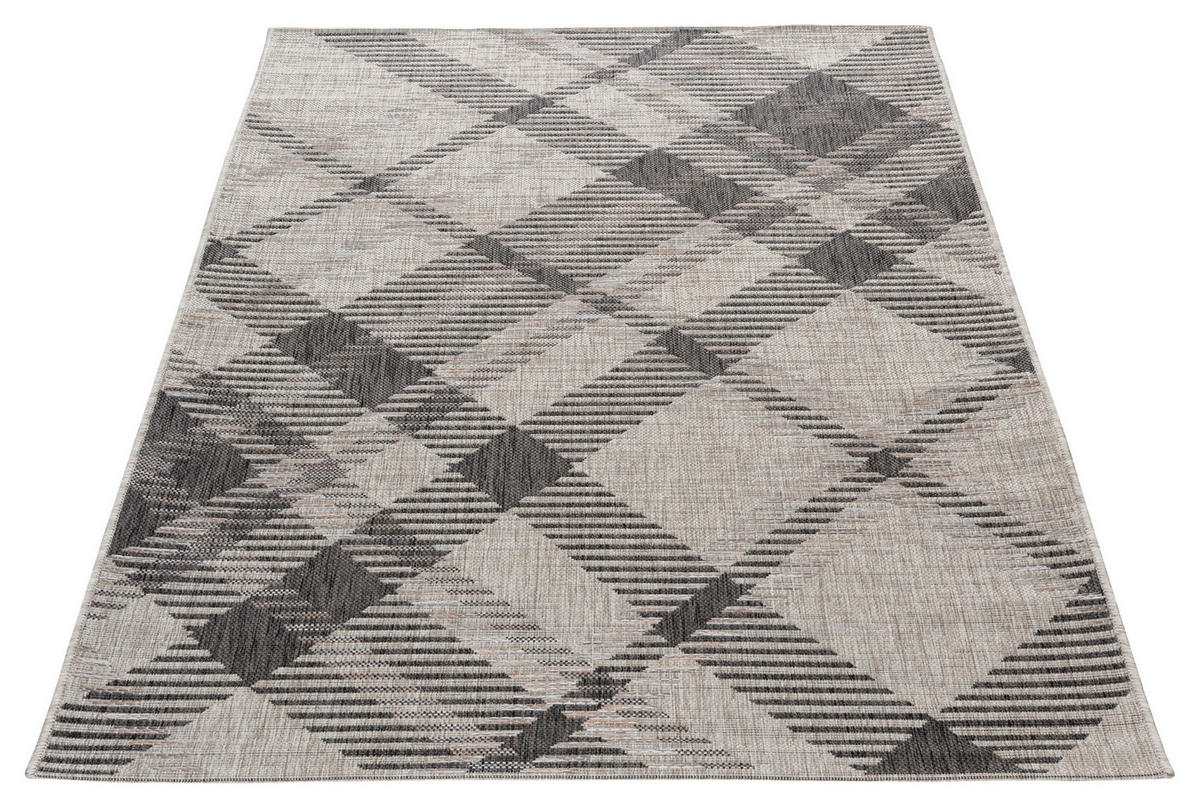 UTOMHUSMATTA 160/230 cm Magic  - grå, Basics, textil (160/230cm) - Livetastic
