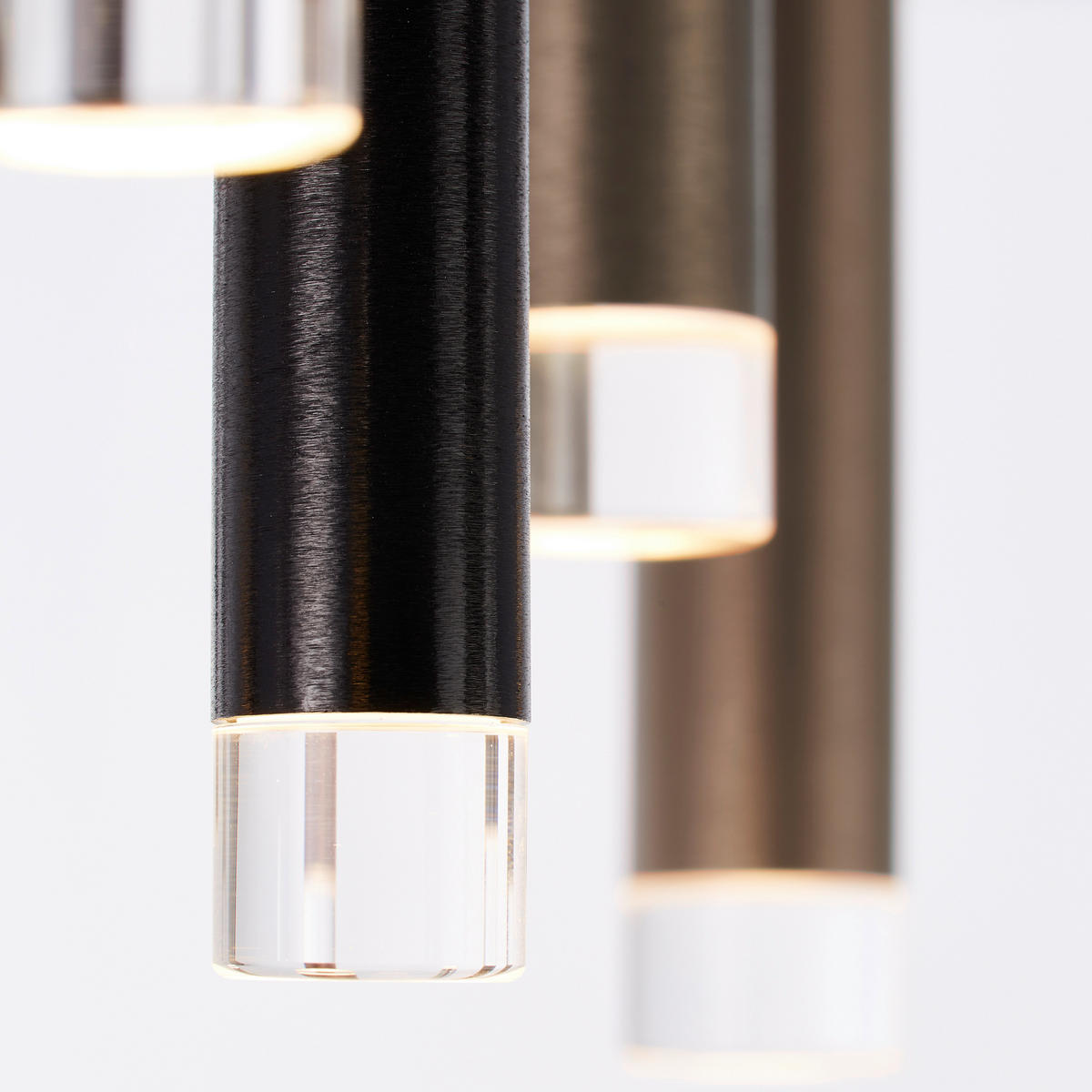 LED-DECKENLEUCHTE 50,5/21,5 cm   - Schwarz/Alufarben, Design, Kunststoff/Metall (50,5/21,5cm)