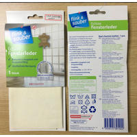 Lavetă Pentru Ferestre - nisipiu, Basics, piele (30/40cm) - Homeware