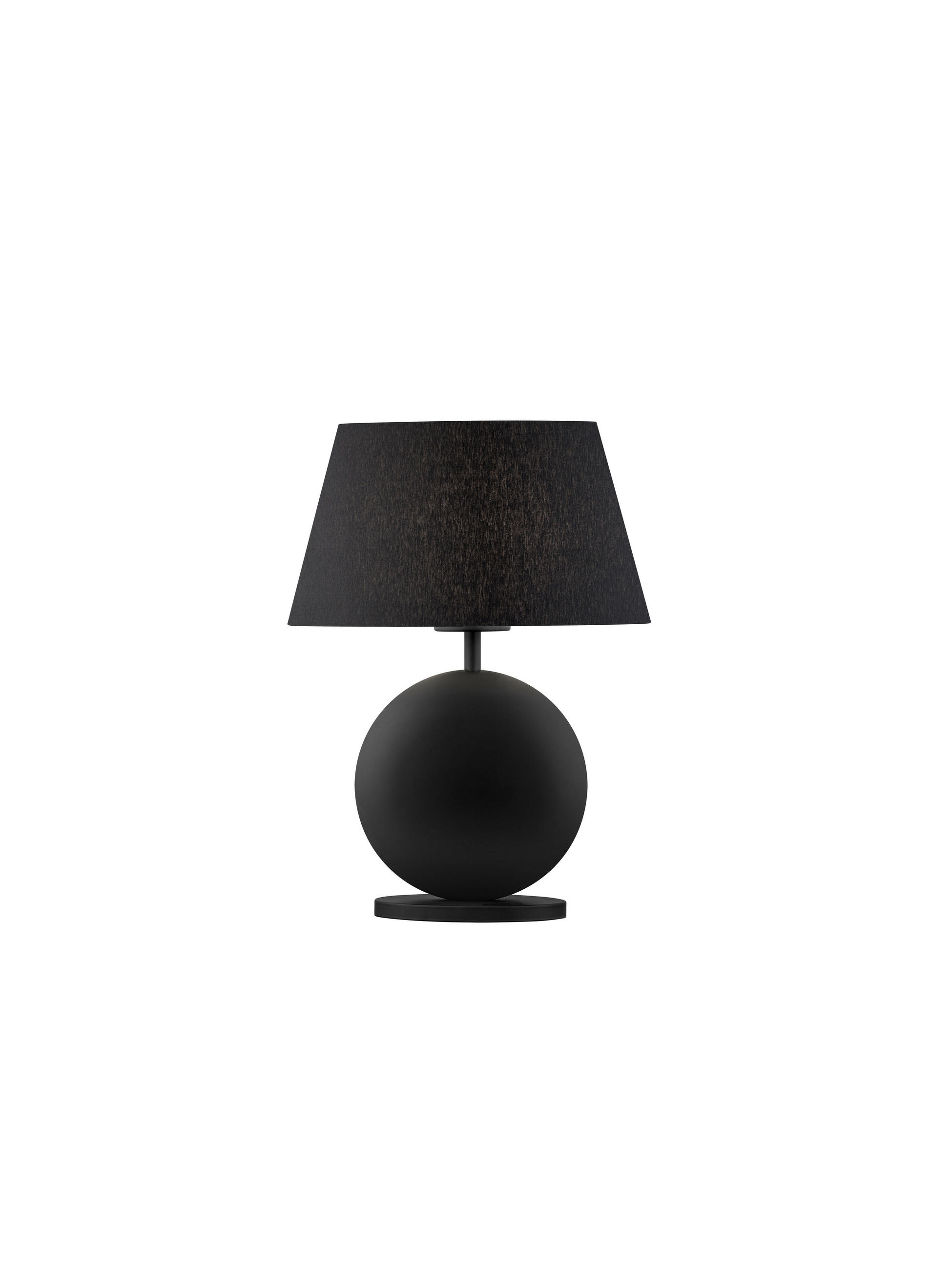 LED-TISCHLEUCHTE Nero   - Schwarz, Basics, Textil/Metall (41/28/14cm) - Bankamp