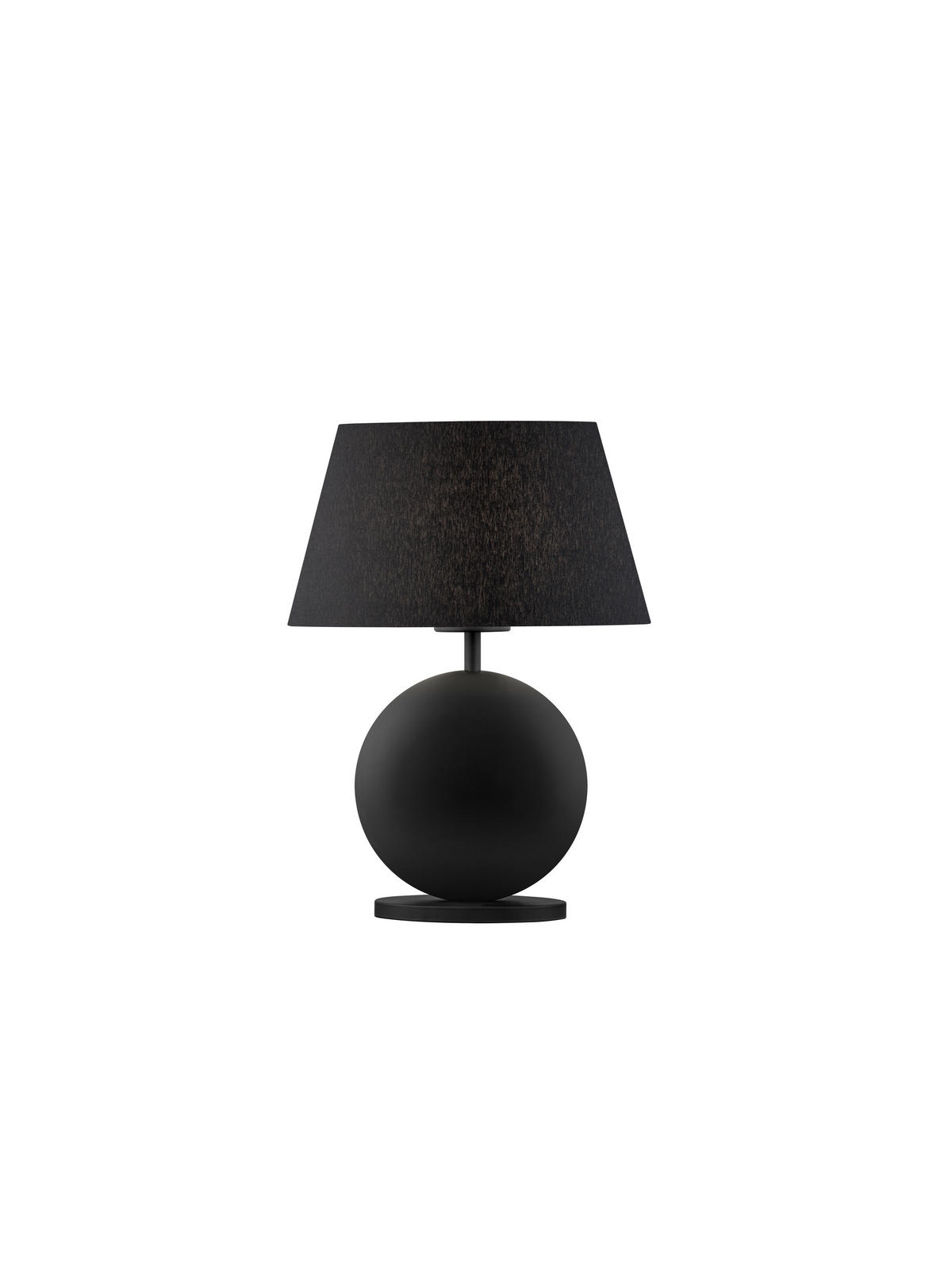 LED-TISCHLEUCHTE Nero   - Schwarz, Basics, Textil/Metall (41/28/14cm) - Bankamp
