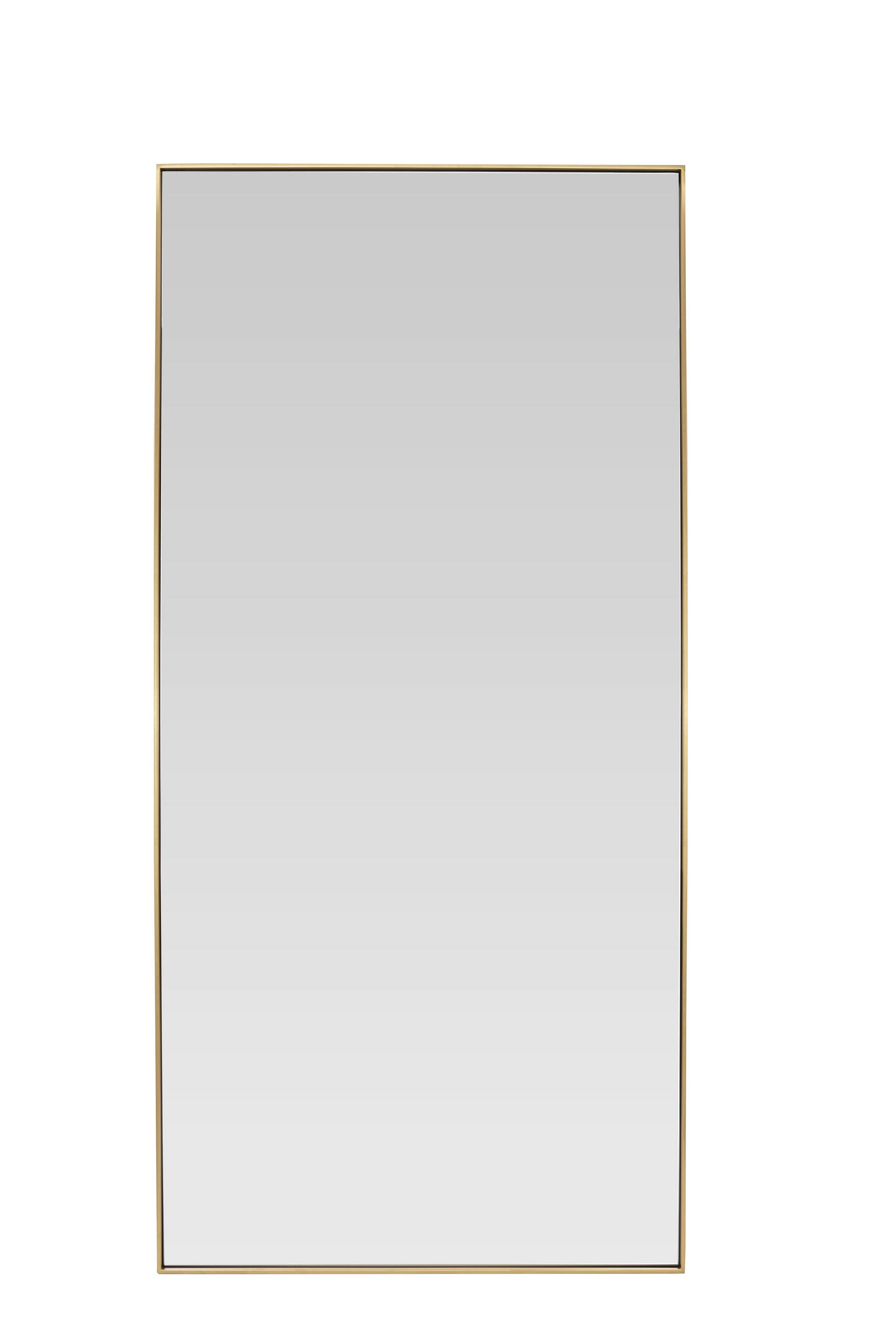 WANDSPIEGEL 110/210/3 cm    in rechteckig  - Goldfarben, Design, Glas/Holzwerkstoff (110/210/3cm) - MID.YOU