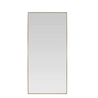 WANDSPIEGEL 110/210/3 cm    in rechteckig  - Goldfarben, Design, Glas/Holzwerkstoff (110/210/3cm) - MID.YOU