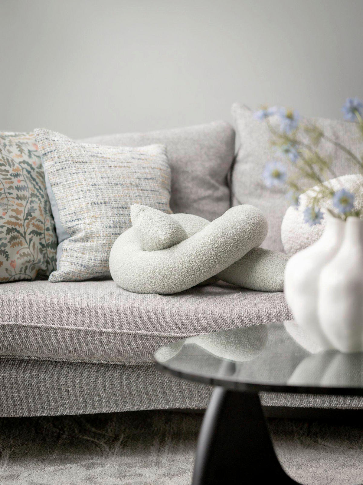 ZIERKISSEN Knut 30/45 cm  - Grün, Basics, Textil (30/45cm) - Svanefors