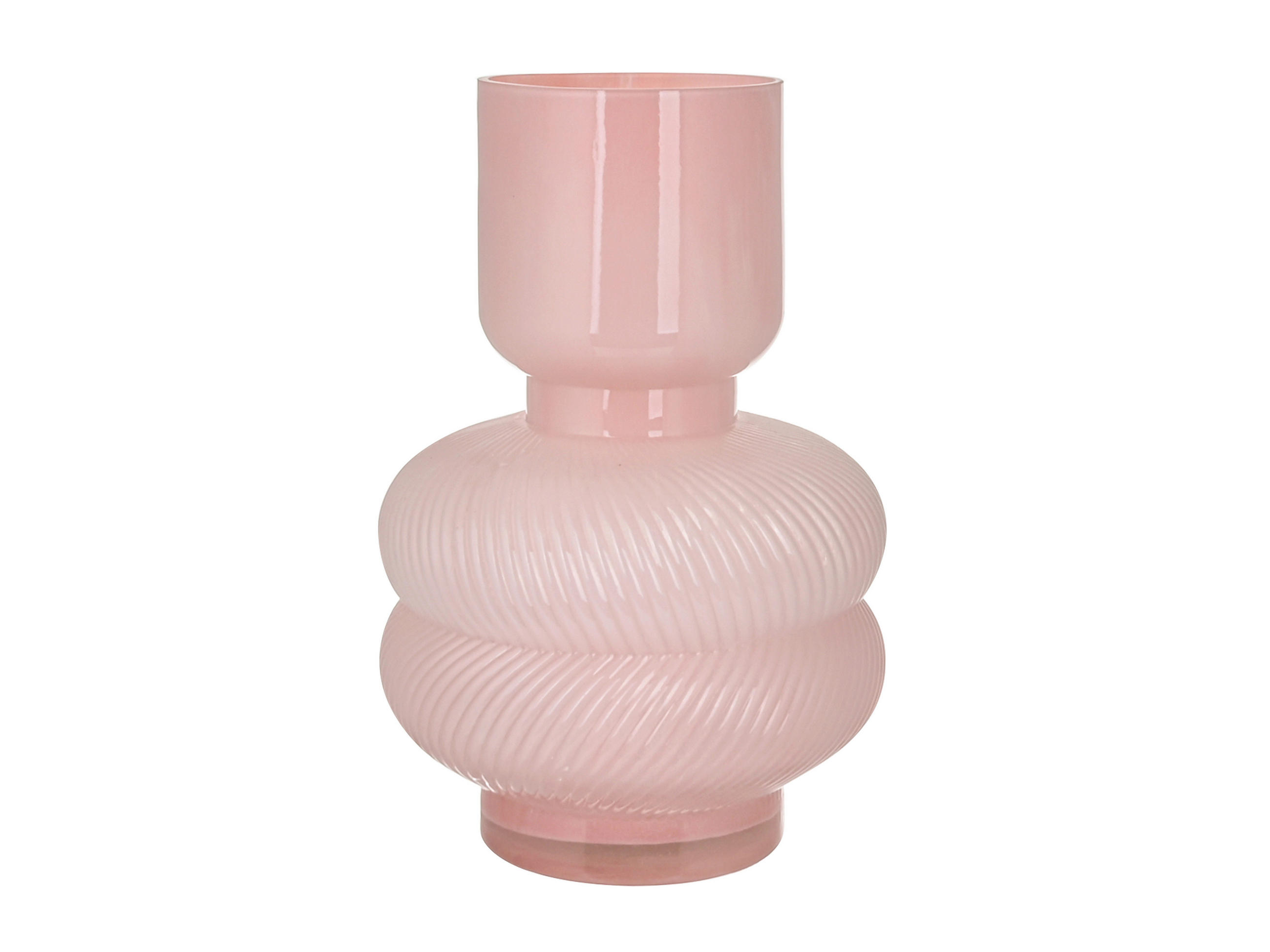 VAZA  18/28,5 cm    staklo  - pink, Trendi, staklo (18/28,5cm) - Ambia Home