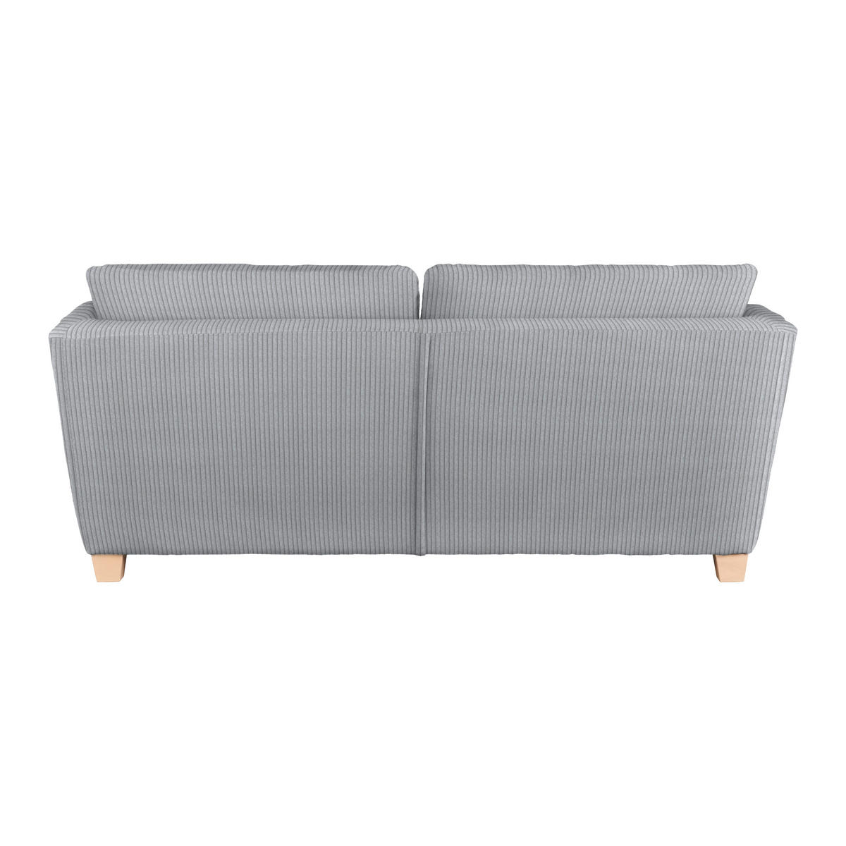 3-SITS SOFFA i manchester ljusgrå  - ljusgrå/naturfärgad, trä/textil (216/70-85/95cm) - MID.YOU