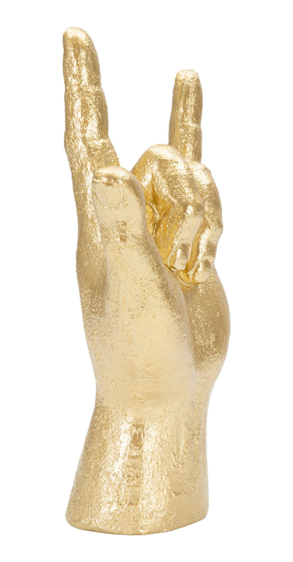 SKULPTUR - Goldfarben, Basics, Kunststoff (14.5/23/7cm)