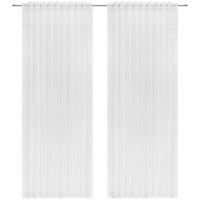 FERTIGVORHANG  halbtransparent   140/245 cm 2 Stück  - Weiß, Basics, Textil (140/245cm) - Esposa