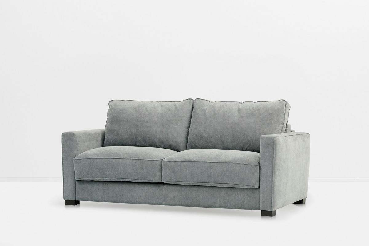 TROSJED tekstil, prirodni materijali, drvni materijal  sivo-bež    - wenge boje/sivo-bež, Moderno, drvni materijal/tekstil (193/88/101cm) - Novel