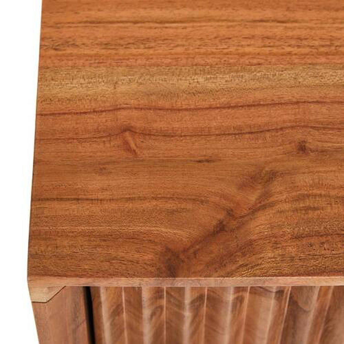 SIDEBOARD  in 100/71/39 cm  - Schwarz/Naturfarben, Design, Holz/Metall (100/71/39cm) - Livetastic