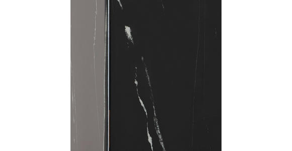 BEISTELLTISCH 30/30/51 cm Schwarz, Weiß quadratisch - Schwarz/Weiß, Trend, Glas/Holzwerkstoff (30/30/51cm) - Xora
