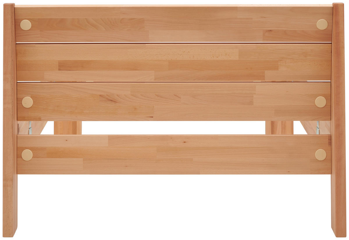 BETT 140/200 cm  in Kernbuche   - Kernbuche, Modern, Holz (140/200cm) - MID.YOU