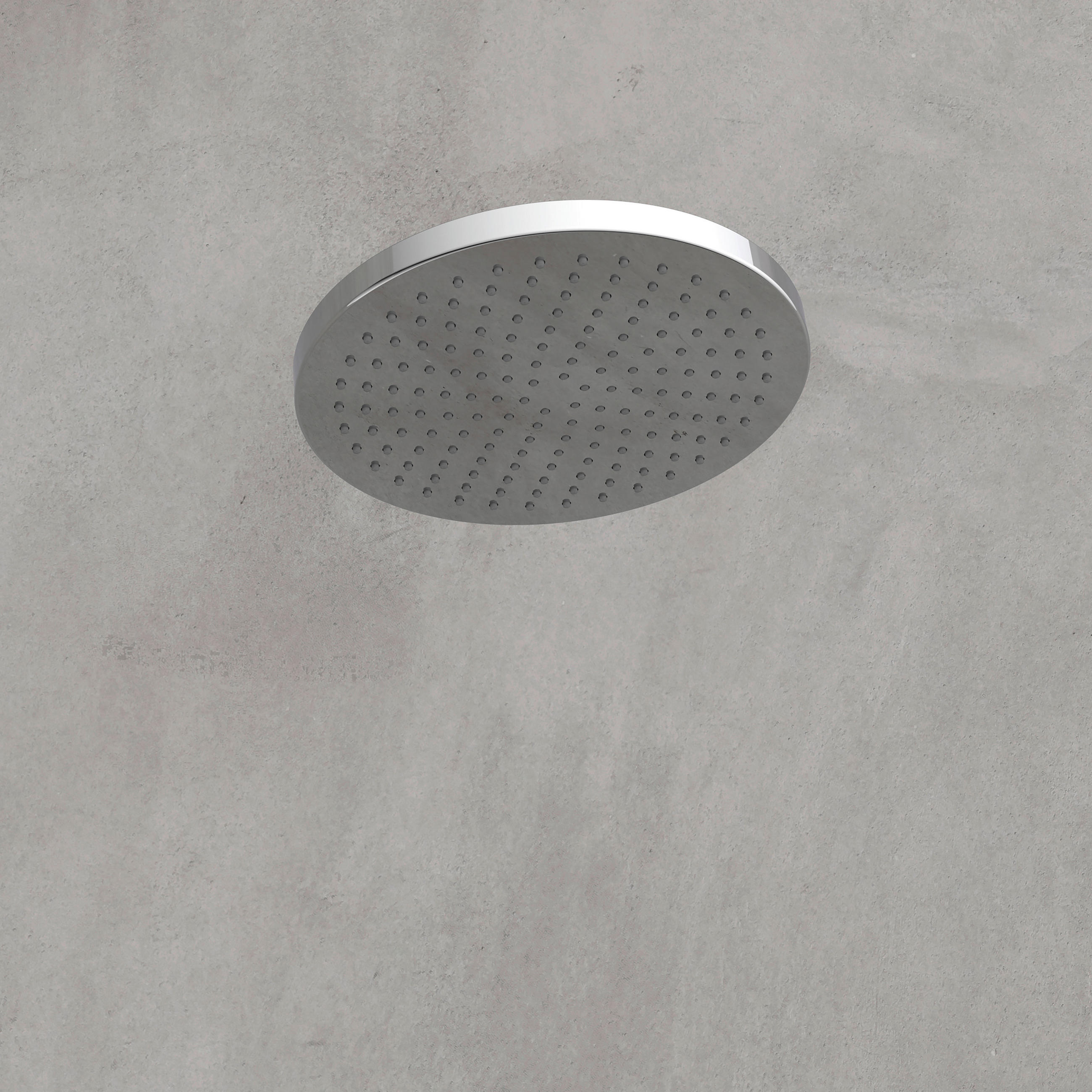 DUSCHKOPF   - Chromfarben, Design, Kunststoff (25/6/25cm) - Schütte