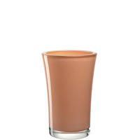 VASE 21,40 cm  - Orange, Basics, Glas (14,00/21,40/14,00cm) - Leonardo