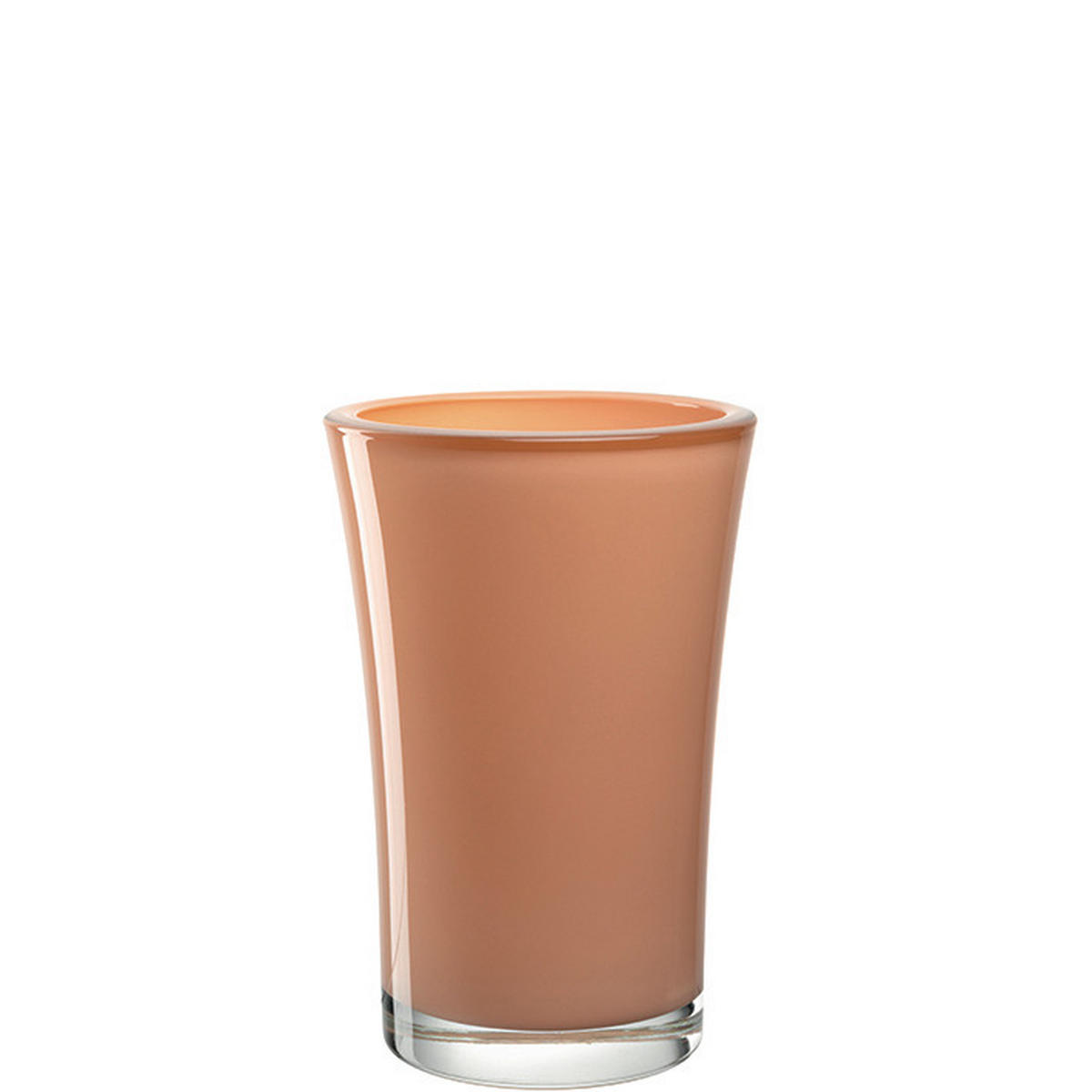 VASE 21,40 cm  - Orange, Basics, Glas (14,00/21,40/14,00cm) - Leonardo