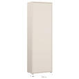 GARDEROBENSCHRANK  in 59,8/191,9/34,9 cm  - Sandfarben/Grau, MODERN, Holzwerkstoff/Kunststoff (59,8/191,9/34,9cm) - Carryhome