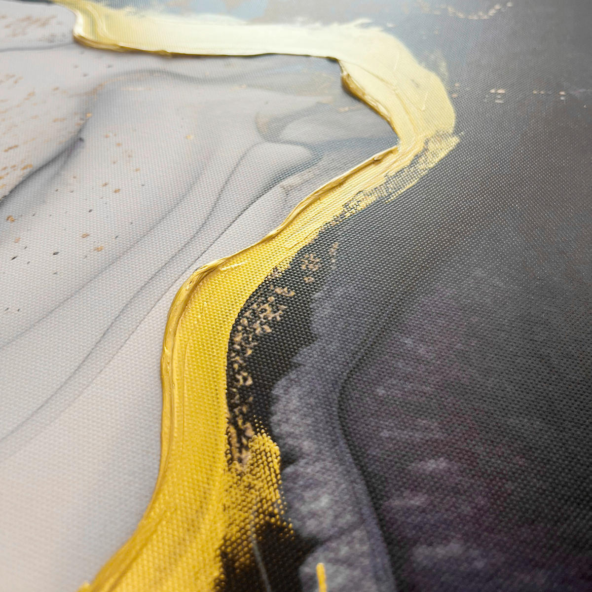 LEINWANDBILD Abstraktes 70/100 cm  - Multicolor, Basics, Holz/Textil (70/100cm)