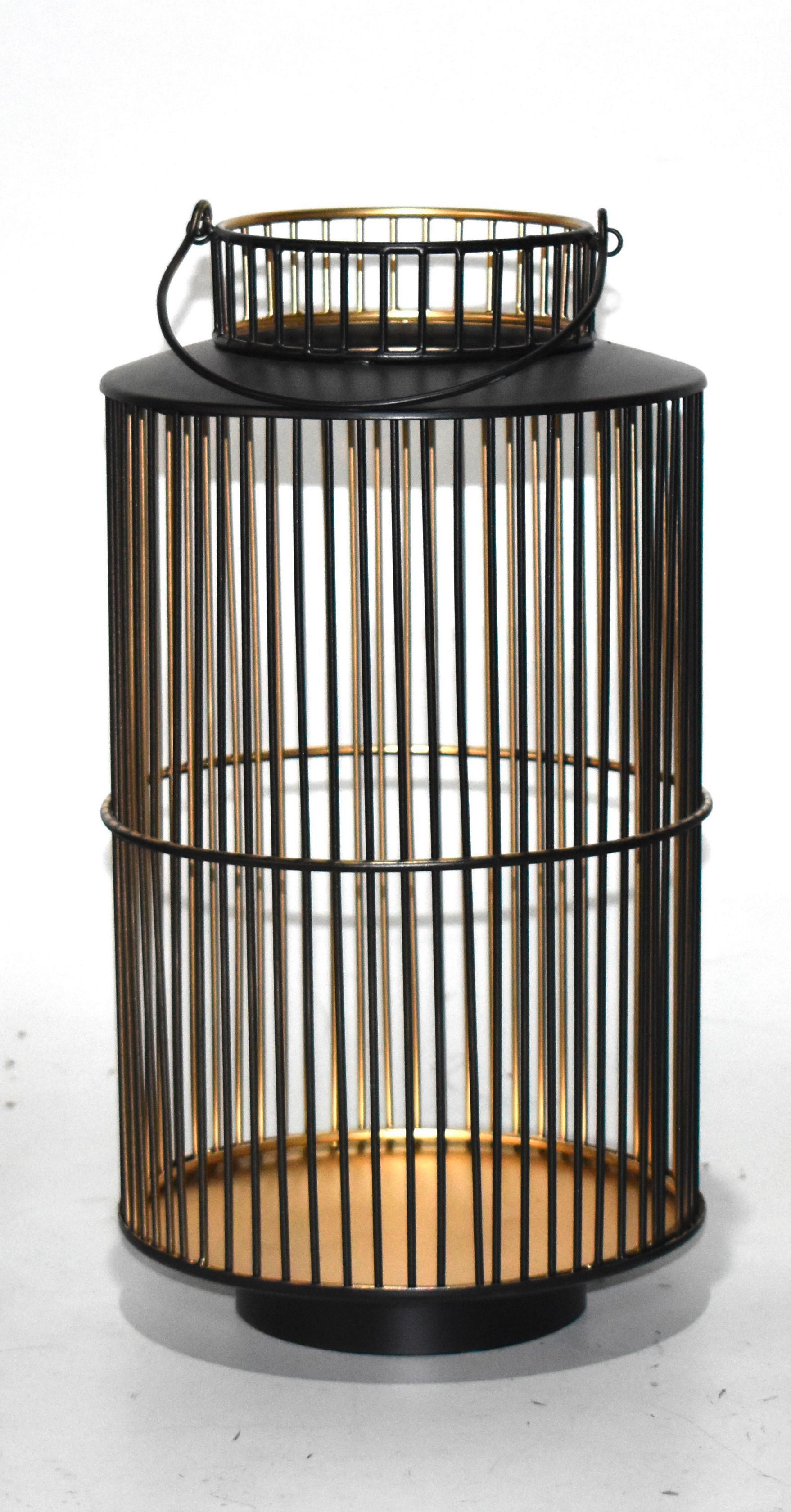 LAMPÁŠ kov - čierna/zlatá, Design, kov (20/40cm) - Ambia Home