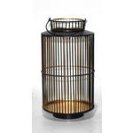LATERNE - Goldfarben/Schwarz, Design, Metall (20/40cm) - Ambia Home