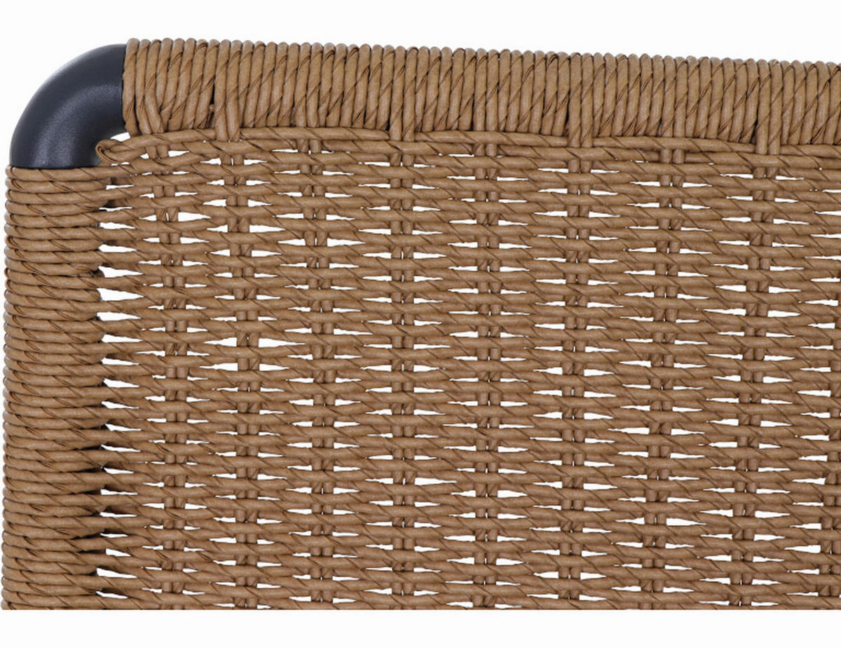 LOUNGEGARNITUR Teakholz Aluminium  - Anthrazit/Grau, Basics, Holz/Metall - Siena Garden