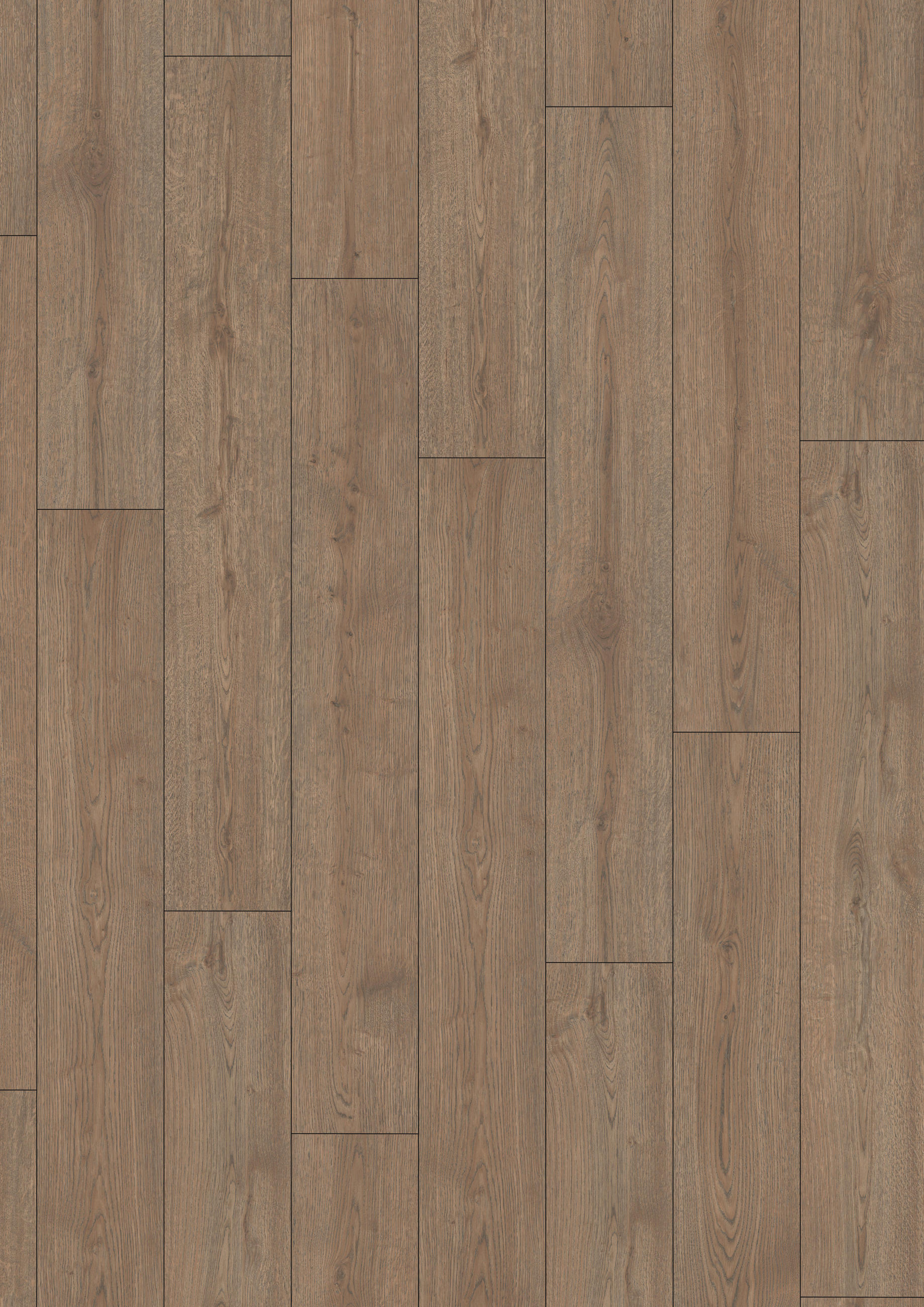 LAMINATBODEN Turin Eiche EGGER Nature Sense Aqua  per  m² - Eichefarben/Dunkelbraun, KONVENTIONELL, Holzwerkstoff (129.2/19.3/0.8cm) - Egger Holzwerkstoffe