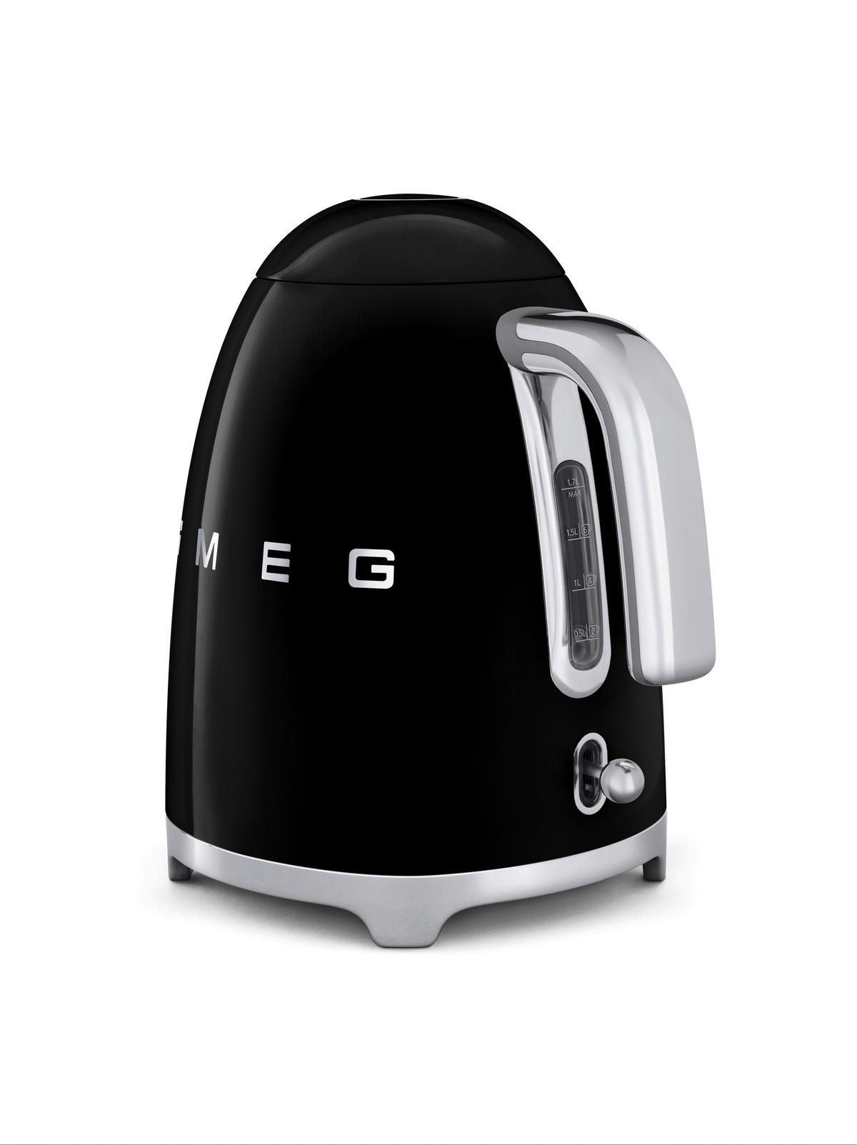 WASSERKOCHER 1.7 l  - Schwarz, Basics, Metall - SMEG