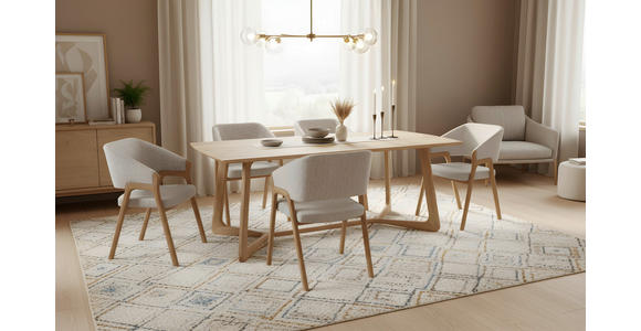 ESSTISCH Eiche Bianco   - Eiche Bianco, KONVENTIONELL, Holz (200/100/76cm) - Linea Natura