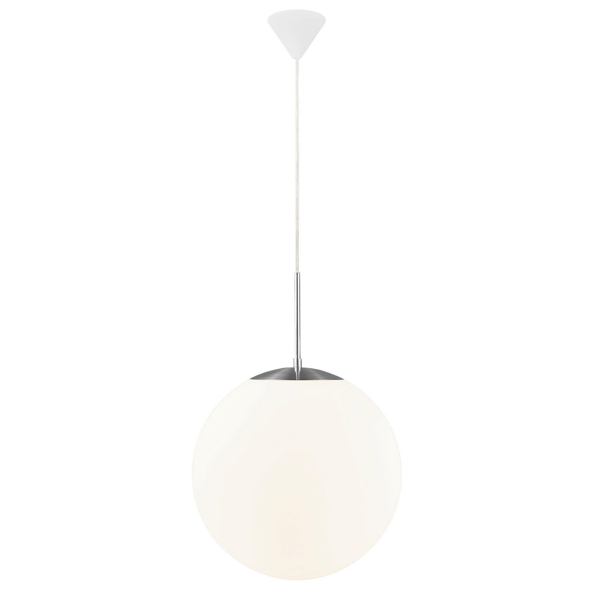 HÄNGELEUCHTE 25/25 cm   - Weiß, Basics, Glas (25/25cm) - Nordlux