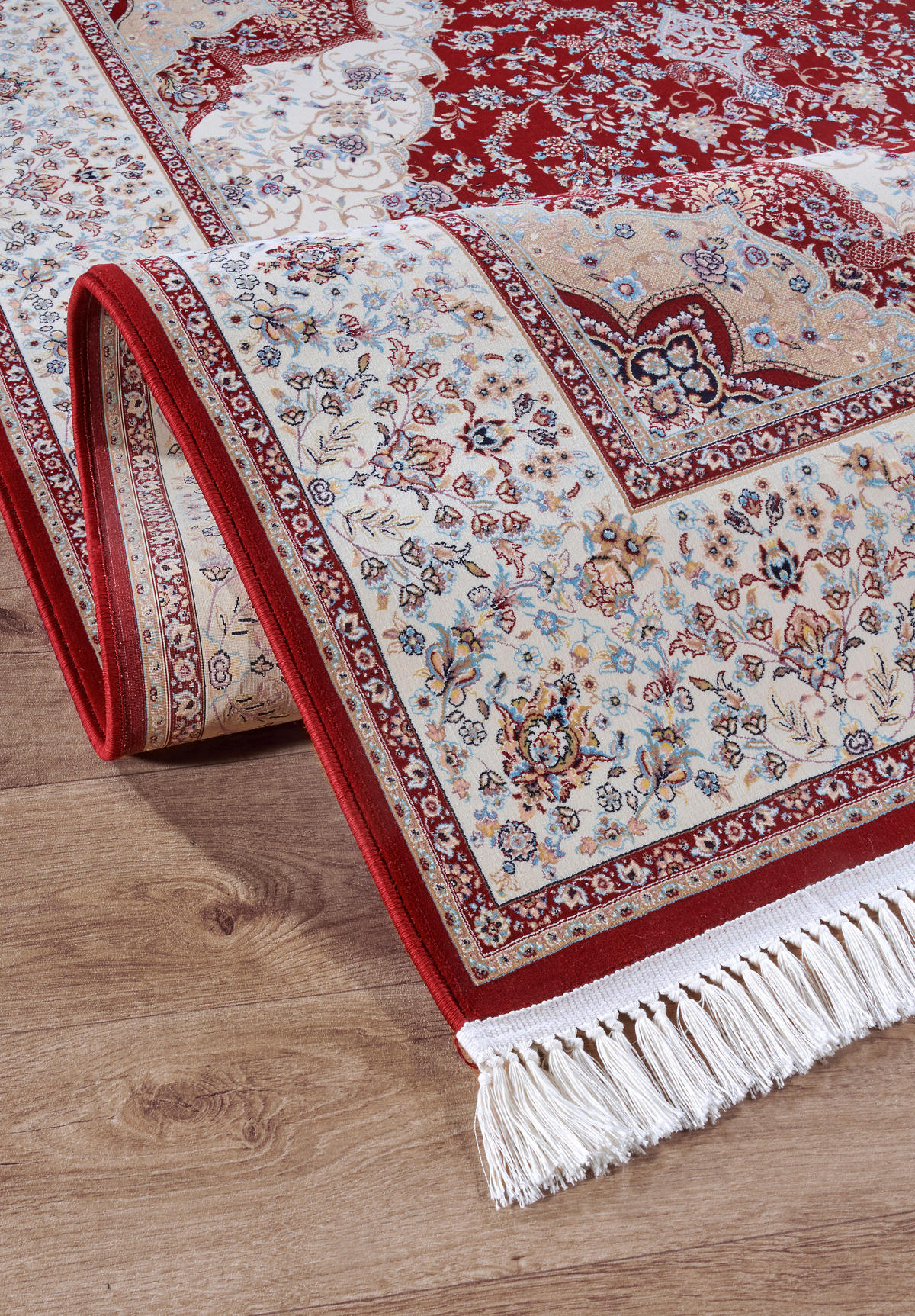 FLACHWEBETEPPICH 190/285 cm Kollektion 1870 Creme, Bordeaux  - Bordeaux/Creme, Design, Kunststoff/Textil (190/285cm) - Villeroy & Boch