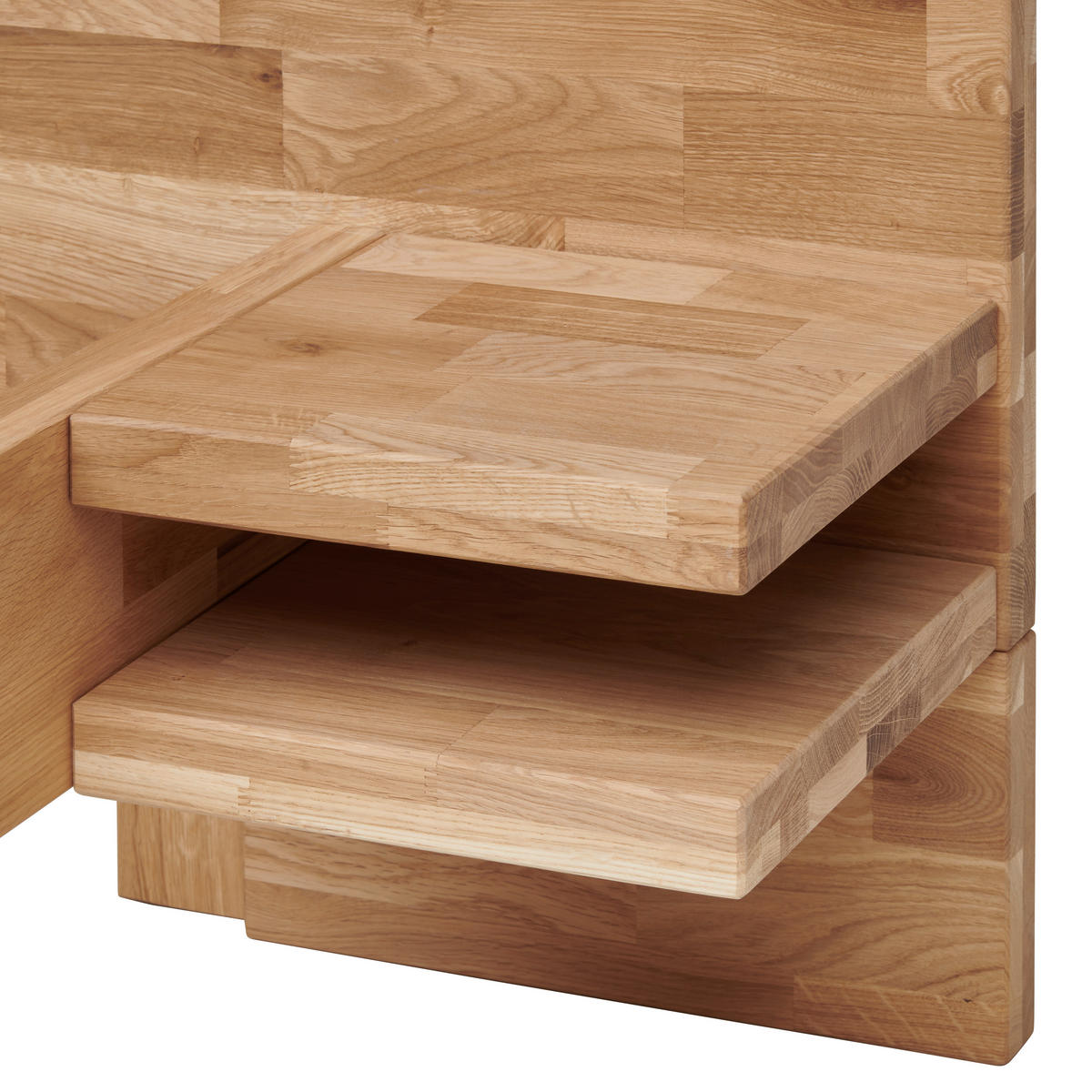 BETT 200/200 cm  in Wildeiche  - Wildeiche, Natur, Holz (200/200cm) - MID.YOU