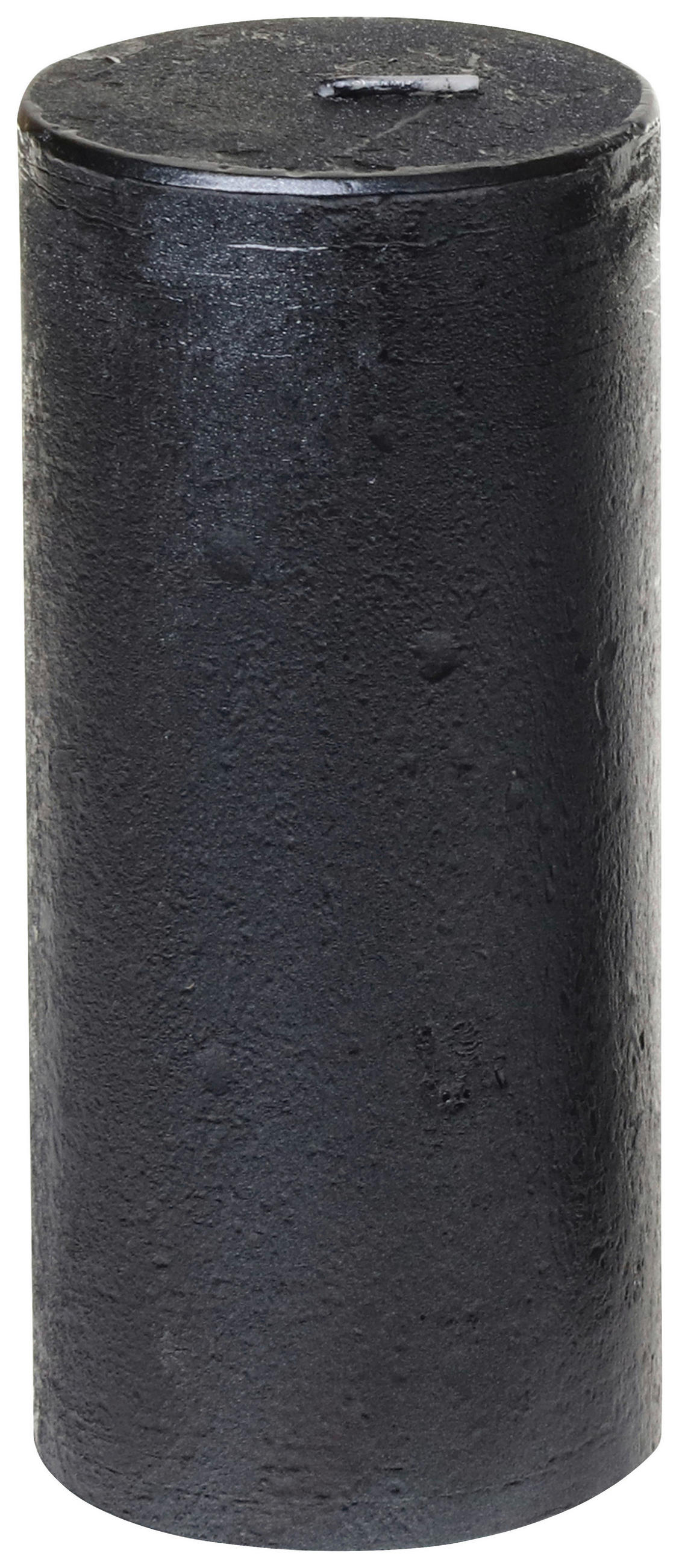 STUMPENKERZE  - Schwarz, KONVENTIONELL (6,8/15cm) - Steinhart
