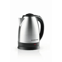 WASSERKOCHER GOURMETmaxx 1,8 L  - Edelstahlfarben/Schwarz, Basics, Kunststoff/Metall (24,5/16,5/21,5cm) - GOURMETMAXX