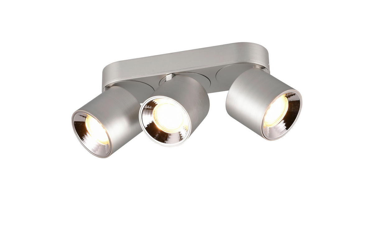 STRAHLER Guayana 27,3/12/8,7 cm   - Nickelfarben, Basics, Metall (27,3/12/8,7cm) - Trio Leuchten