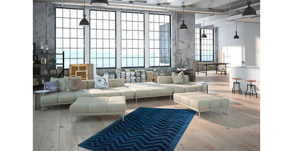 WEBTEPPICH 160/230 cm Dunkelblau  - Dunkelblau, Basics, Textil (160/230cm) - Novel